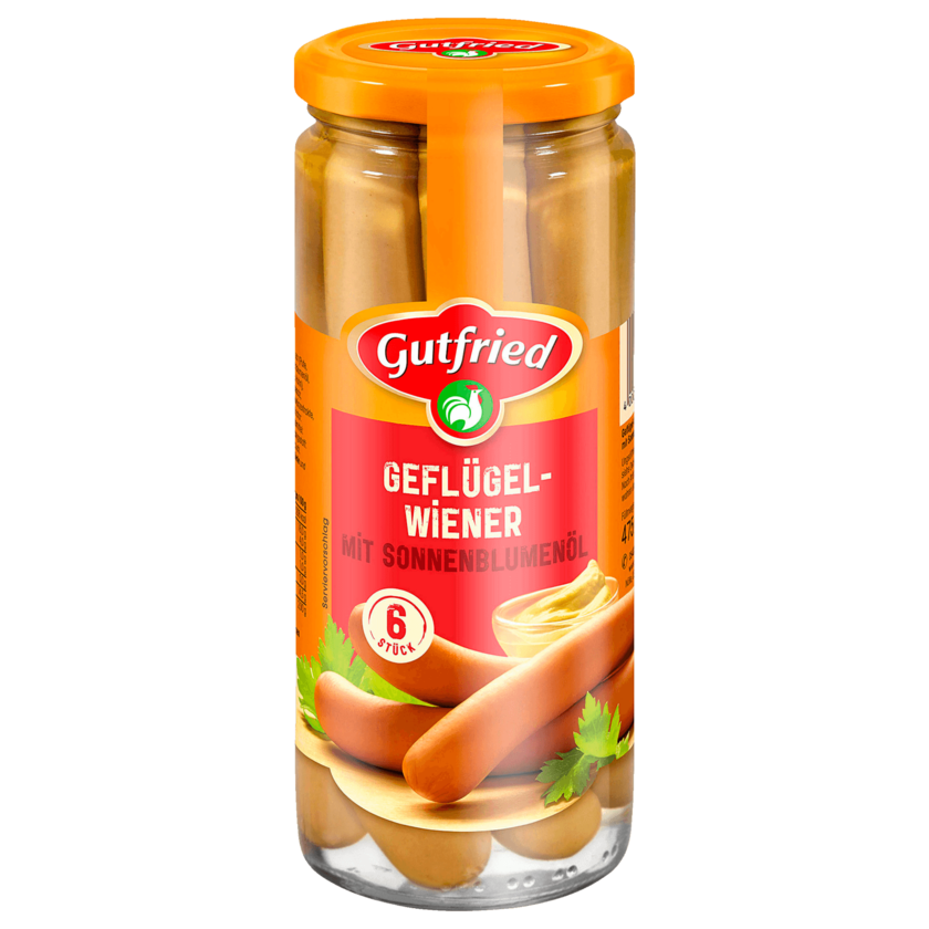 Gutfried Geflügel-Wiener 475g